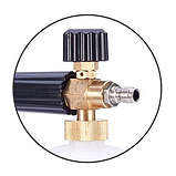 Пінна насадка S3 1 л для мийок Karcher HD 5 13 HDS пінник високого тиску латунний адаптер для миття автомобілів фасадів техніки, фото 5