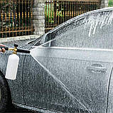 Пінна насадка S3 1 л для мийок Karcher HD 5 13 HDS пінник високого тиску латунний адаптер для миття автомобілів фасадів техніки, фото 6