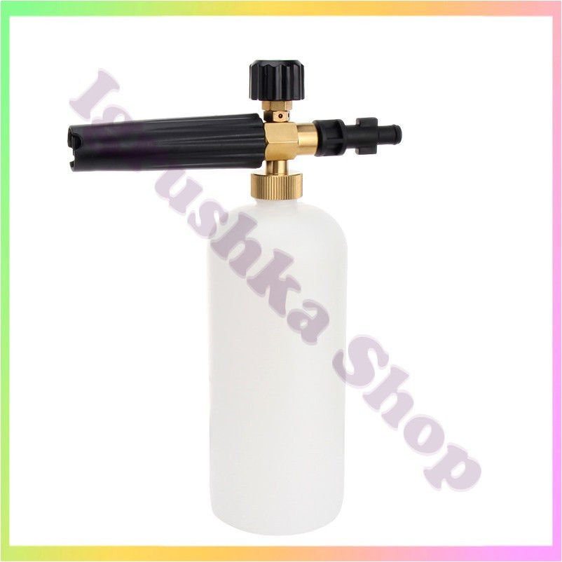 Пінна насадка S10 1 л для миття Karcher K2 K3 K4 K5 K6 K7 пінник високого тиску адаптер для пінопромивки, фото 1