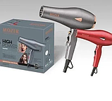 Професійний фен Mozer MZ 9951 4000 Вт компактний стильний легкий з двома режимами, фото 4