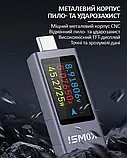 USB тестер KWS-X1 Type-C 4-30V 12A QC PD PPS для вимірювання струму напруги потужності та енергії зарядних пристроїв кабелів, фото 8