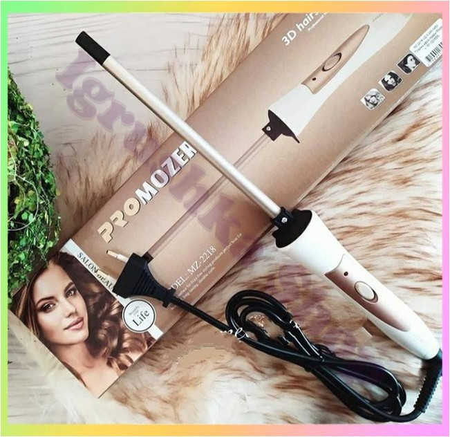 Тонка плойка для волосся Pro Mozer MZ2218 керамічна професійна укладання локоні швидке нагрівання 30 секунд два режими 150 180, фото 1