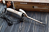 Тонка плойка для волосся Pro Mozer MZ2218 керамічна професійна укладання локоні швидке нагрівання 30 секунд два режими 150 180, фото 4