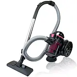 Пилосос контейнерний VOLYYX GD1605 рожевий 3000W циклонний без мішка з автоматичним намотуванням шнура та індикатором наповнення, фото 3