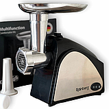 Електрична м'ясорубка шнекова Rainberg RB678 3000 Вт потужна компактна тиха для фаршу, фото 2