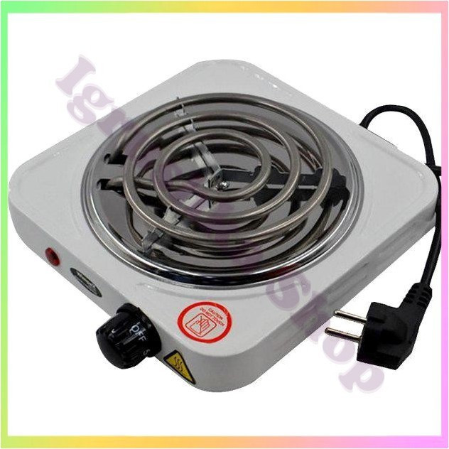 Електрична настільна плита одноконфоркова спіральна Rainberg RB-555 1200 Вт компактна мобільна варильна поверхня, фото 1