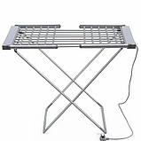 Електрична сушарка для білизни розкладна Rainberg 230 Ватт компактна мобільна сушарка для одягу з крилами, фото 2