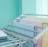 Електрична сушарка для білизни розкладна Rainberg 230 Ватт компактна мобільна сушарка для одягу з крилами, фото 3