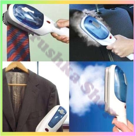 Ручний відпарювач для одягу Steam Brush парова праска щітка для прасування одягу пароочисник для тканин та дезінфекції, фото 1