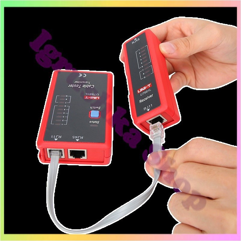 Універсальний тестер для HDMI та RJ45 кручений пари з індикатором перевірки мережевих кабелів та мультимедіа, фото 1