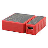 Універсальний тестер для HDMI та RJ45 кручений пари з індикатором перевірки мережевих кабелів та мультимедіа, фото 5