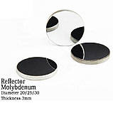 Дзеркало для лазерного верстата до 100 Вт 25 мм 3 шт., фото 8