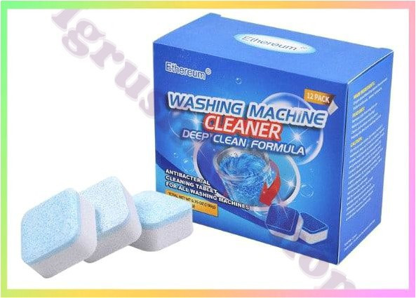 Антибактеріальний засіб для чищення пральних машин очищувач для пральної машини дезінфектор для прання прання, фото 1