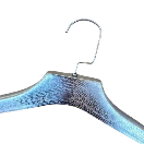 Пластикові плічки вішалки  45 см срібні з широким плечем 4 см для  одягу упаковка 5 шт, фото 4