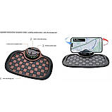 Багатофункціональний автомобільний нековзний коврик для приладової панелі органайзер для гаджетів аксесуар для авто, фото 2