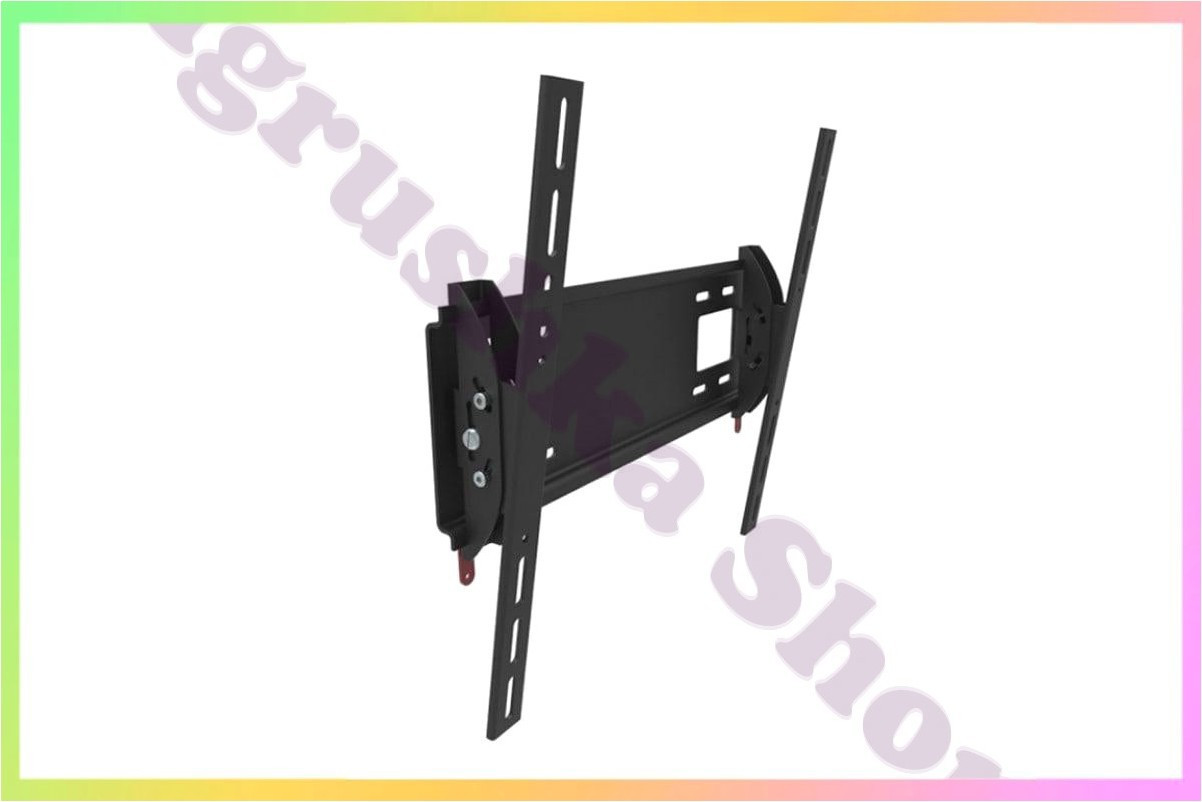 Кронштейн для телевізора настінний металевий універсальний для ТВ 26-55 дюймів регульований угол нахилу чорний 50 кг, фото 1