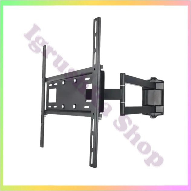 Кронштейн для телевізора настінний кріплення для ТБ M-54 22-55 дюймів чорний регульований угол нахилу 15 градусів, фото 1