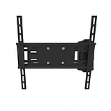 Кронштейн для телевізора настінний кріплення для ТБ M-54 22-55 дюймів чорний регульований угол нахилу 15 градусів, фото 3