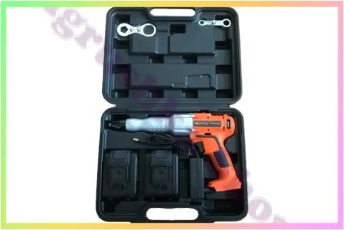 Електричний заклепочник бездротовий акумуляторний BY 8506 з кейсом та двома батареями для заклепок алюміній сталь нержавіюча сталь, фото 1