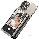 Магнітний дисплей для смартфонів з динаміками на задню панель телефону для селфі блогів Fotorgear X40, фото 3