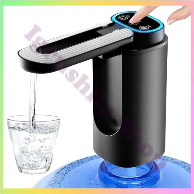 Автоматичний дозатор води електрична помпа USB зарядка насос для пляшок чорний XL-1286 компактна стильна зручна, фото 1