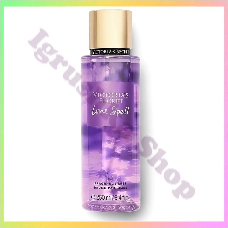 Парфюмований увлажняющий спрей для тіла VICTORIA'S SECRET Love Spell аромат вишневий цвіт червоне яблуко персик жасмин 250ml, фото 1