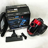 Пилосос GOLDBERG GB9903 потужний 6200 Вт контейнерний для квартири компактний циклонний очищувач для коврів плитки паркету, фото 3