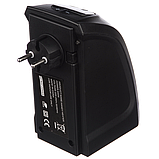 Компактний електричний обігрівач Handy Heater тепловентилятор 400 Вт з таймером для кімнати в розетку керамічний нагрівач, фото 3