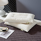 Ортопедична подушка латексна ергономічна для сну з підтримкою шиї та голови 30x50 см гіпоалергенна дихаюча пам'ять, фото 2