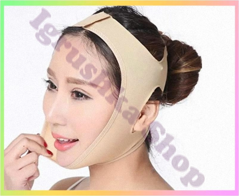 Маска бандаж для корекції овалу обличчя підтяжки шкіри зменшення зморшок іншого підборіддя усунення мішків під очима, фото 1