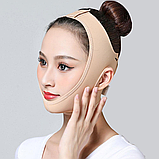 Маска бандаж для корекції овалу обличчя підтяжки шкіри зменшення зморшок іншого підборіддя усунення мішків під очима, фото 3