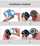 Автомобільний ароматизатор дифузор на сонячній енергії ротаційний стильний декор для свіжого повітря, фото 5