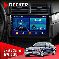 Штатна магнітола BMW 3 Series (E46) 1998-2005 Радіо модуль Decker D9-002 6x128, DSP, 360