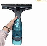 Миючий пилосос для окон та зеркал GCL-01 очищувач для скляних поверхонь компактний ефективний без розлучень, фото 3