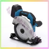 Циркулярна пилка ручна дискова 7 дюймів 185 мм потужна 1500 Вт 5000 обертів з опорною платформою та пилососом, фото 1