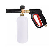 Пінна насадка S6 1 л для мийок високого тиску Nilfisk Kew Alto Wap пінник з регульованою подачею піни, фото 3