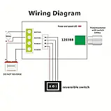 Мотор черв'ячний редуктор JGY370 12В 100обмін момент, що крутить, 10кгсм металевий корпус електродвигун для роботів моделей, фото 7