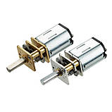 Мікромотор редуктор 12В 60 обмін 12GAN20 двигун для DIY робототехніки конструкторів компактний постійного струму, фото 3