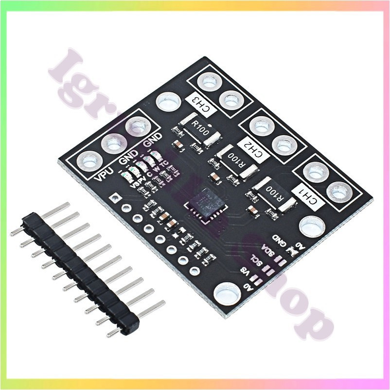Цифровий датчик струму напруги INA3221 триканальний модуль I2C моніторингу енергії для Arduino Raspberry Pi ESP32 IoT, фото 1