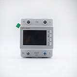 WiFi лічильник електроенергії однофазний 220 В 63 А KWS302WF на DIN рейку із захистом та моніторингом струму напруги потужності, фото 2