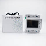 WiFi лічильник електроенергії однофазний 220 В 63 А KWS302WF на DIN рейку із захистом та моніторингом струму напруги потужності, фото 4