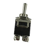 Перемикач тумблер E-TEN 1321 250 В 15 А двопозиційний ON ON металевий корпус DPDT для радіоелектроніки освітлення живлення, фото 2