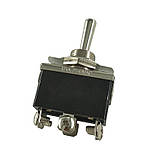 Перемикач тумблер E-TEN 1322 трипозиційний подвійний 15 А 250 В ON OFF для радіоапаратури обладнання DIY проектів, фото 2