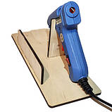 Підставка для термопістолета 20Вт та стрижнів 7мм фанера органайзер для клею аксесуар для рукоділля DIY робоче місце, фото 5