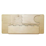 Підставка для термопістолета 60Вт та стрижнів 11мм фанера тримач для клейового пістолета зручне рішення для майстрів, фото 2