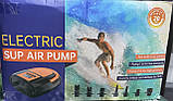 Електричний повітряний насос високого тиску для човнів,каяків,дощок  12В, фото 3
