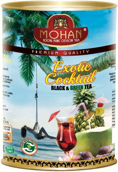Чай чорний та зелений Mohan Екзотичний Коктейль 250 г, фото 1