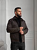 Чоловіче зимове пальто 48-62 шоколад, фото 2