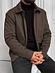 Чоловіче зимове пальто 48-62 шоколад, фото 8