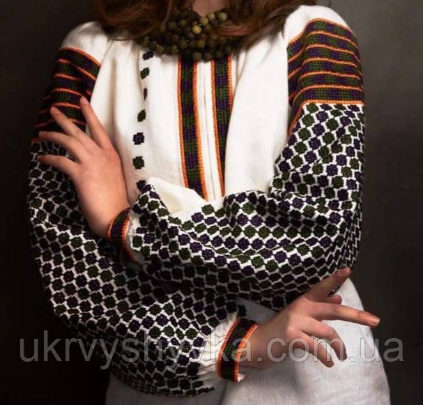 Косівська вишита сорочка «Вербовецькі рукавниці», фото 1